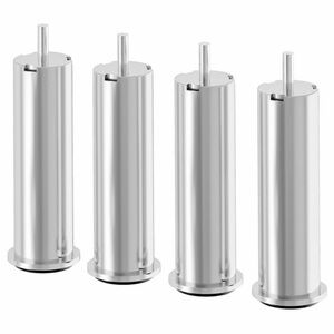 IKEA Morabo Four Metal Couch Sofa Legs 6 1/4” 804.563.45 NEW